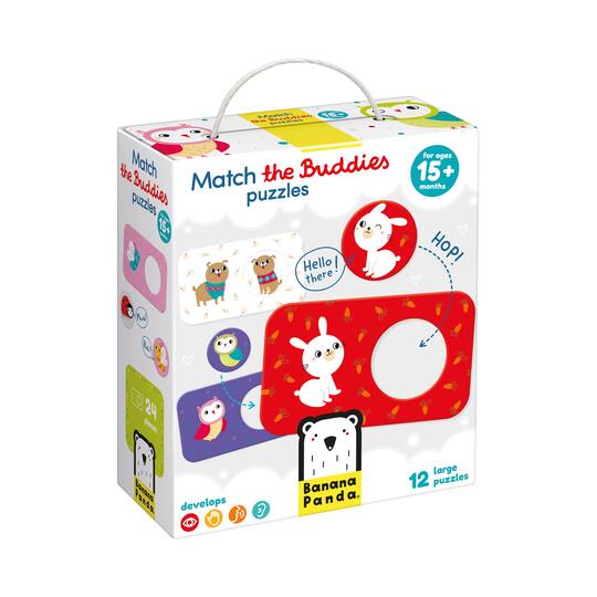 Banana Panda Match the Buddies Puzzles Set